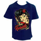 Betty Cool - NASTY ROCKABILLY GIRL T-Shirt KIDS Dark blue