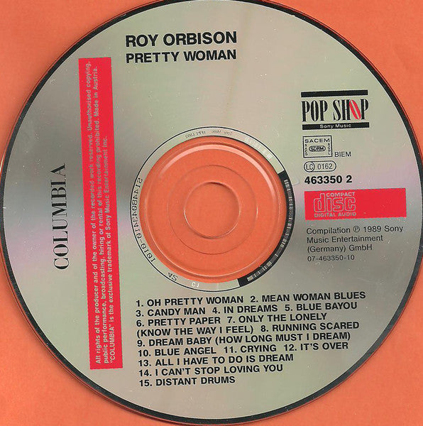 ROY ORBISON - PRETTY WOMAN Original Tapes Great Budget CD