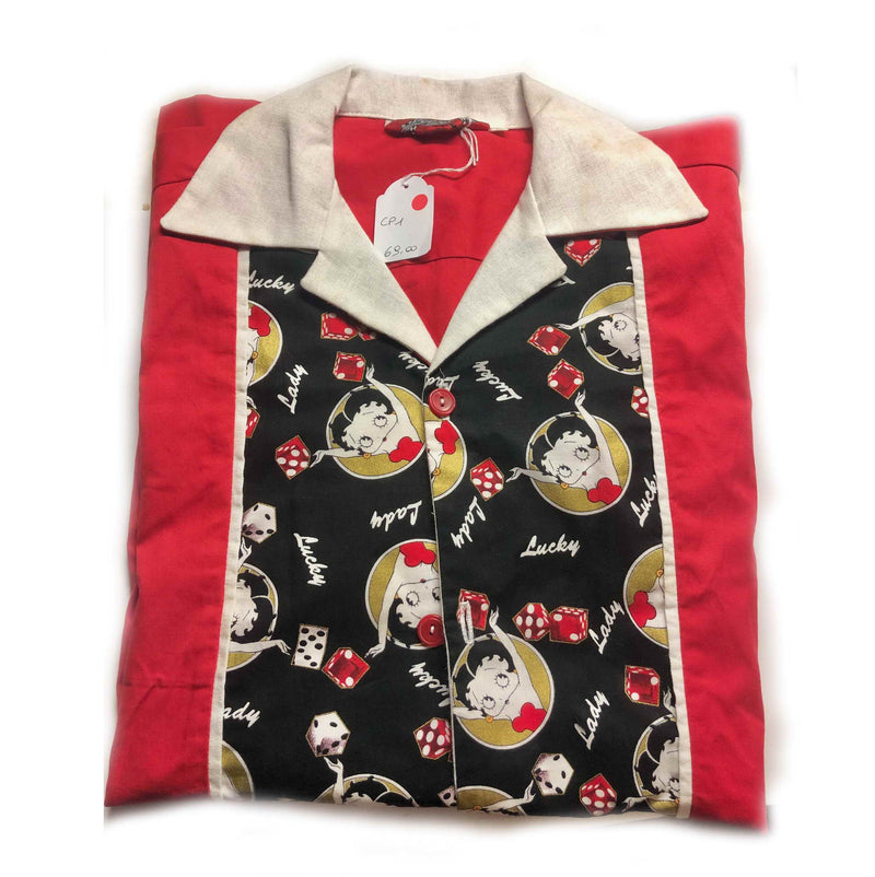 ROCKABILLY SHIRT: BETTY BOOP & DICES Mega rare Discontinued Collectible