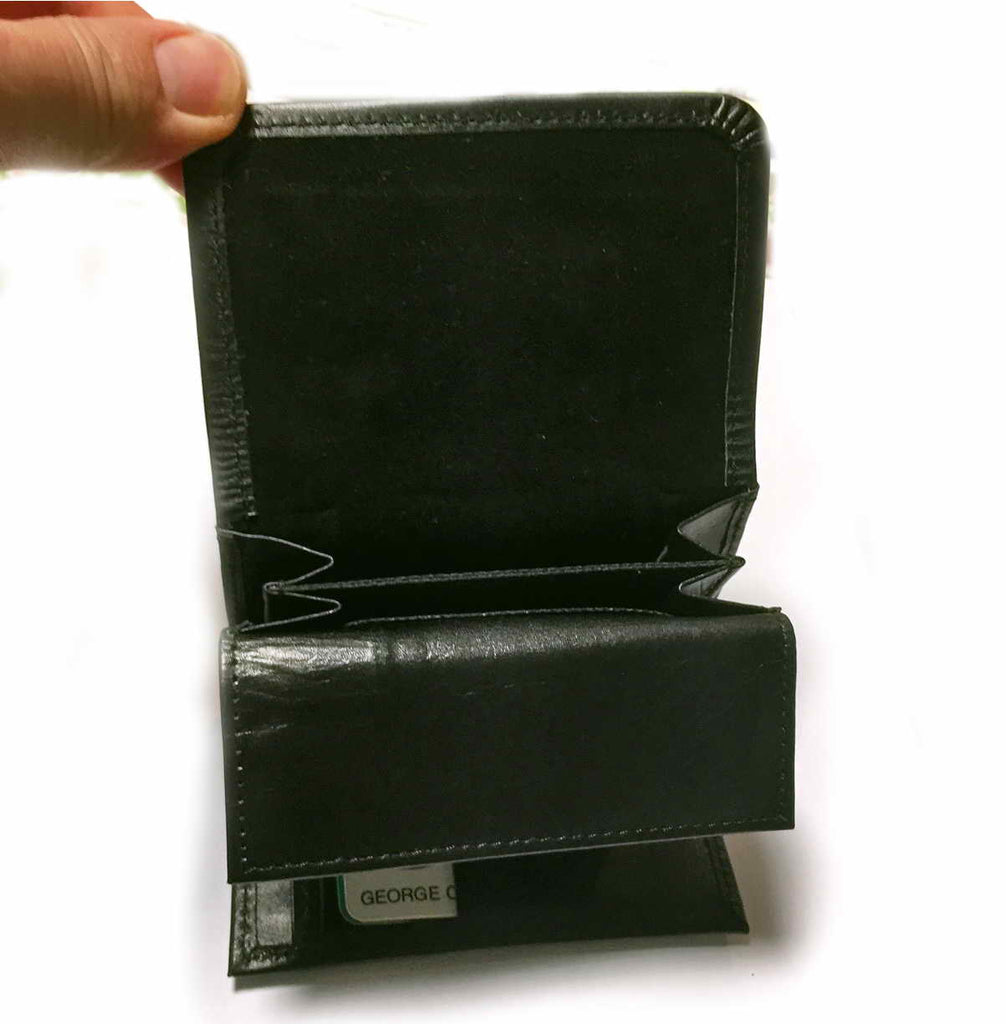 Leather WALLET "MINI de Luxe Series: HUSTLER