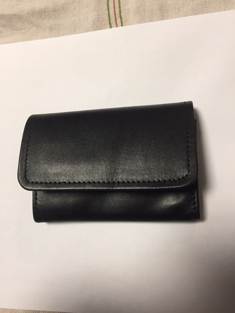 Leather WALLET "MINI de Luxe Series: HUSTLER