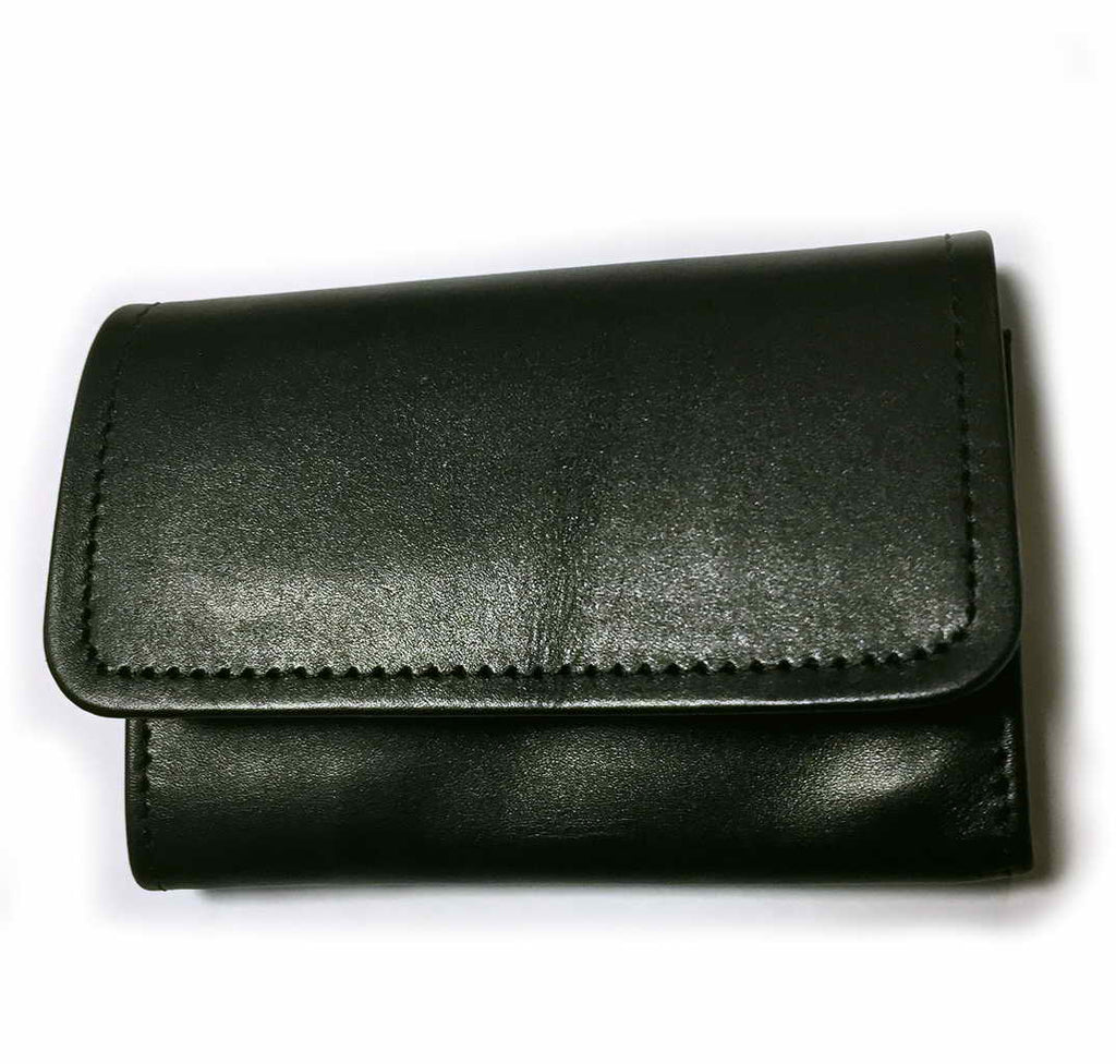Leather WALLET "MINI de Luxe Series: HUSTLER