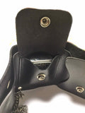 Leather WALLET "MINI de Luxe Series: ZIPPO HOLDER