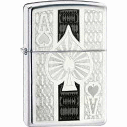 Zippo ACE OF SPADES CARD & Little FLAME Special