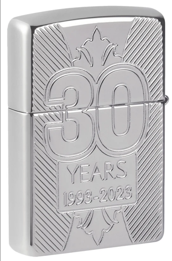Zippo ARMOR 30th ANNIVERSARY Limited Edition of 100 Double Side Individually Numbered VERY RARE