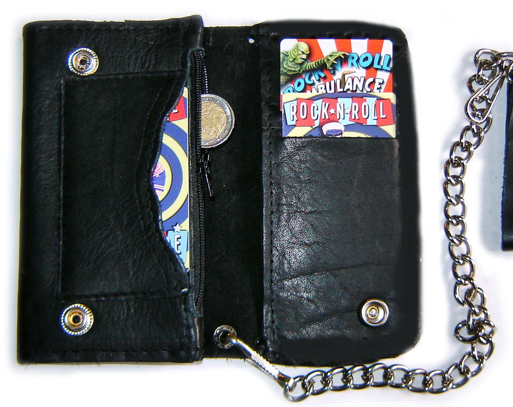 Leather WALLET Classic Special 5 Compartments XL (X-Large) 18cm