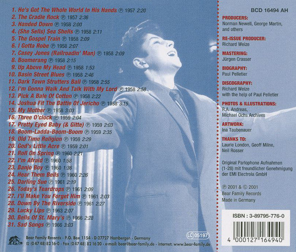 Laurie London – He's Got The Whole World In His Hands - 31 tracks CD -SPECIAL OFFER