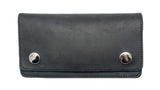 Leather WALLET Classic Special Made in USA - BLACK