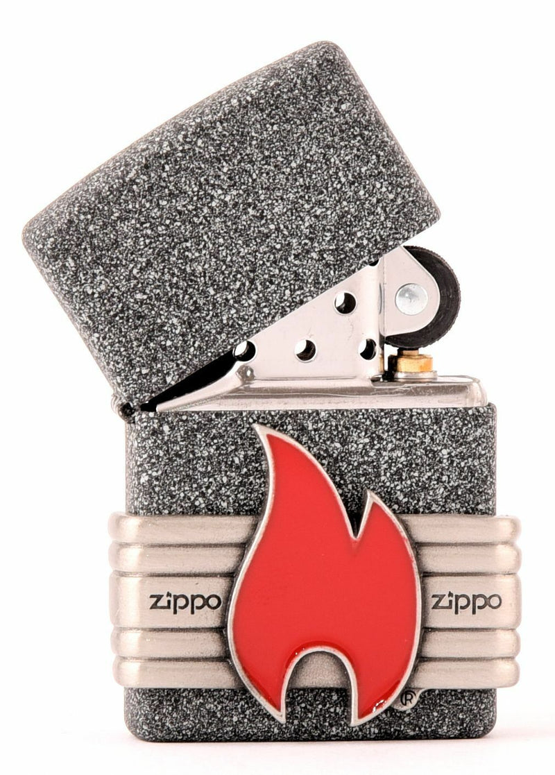 Zippo ASPHALT ATTITUDE - LOGO FLAME EMBLEM Special Edition
