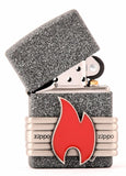 Zippo ASPHALT ATTITUDE - LOGO FLAME EMBLEM Special Edition
