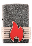Zippo ASPHALT ATTITUDE - LOGO FLAME EMBLEM Special Edition