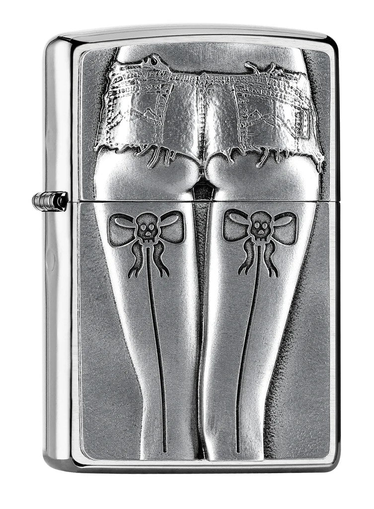 Zippo HOT PANTS PIN UP GIRL Rockabilly Old School Special 3D Massive Plate