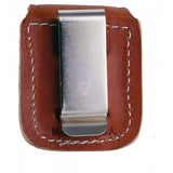 Zippo ORIGINAL HOLDER - POUCH LEATHER Brown Made in USA