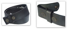 Leather BELT SNAP-ON For easy Buckle changing!