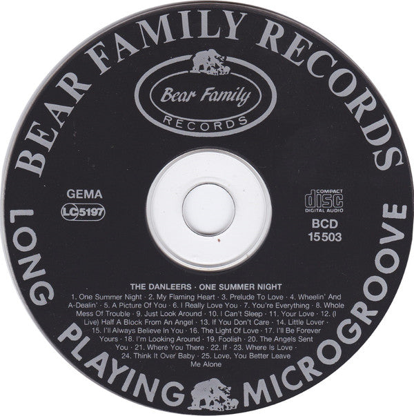 DANLEERS (THE) - ONE SUMMER NIGHT 25 Tracks! Exceptional Very Rare CD