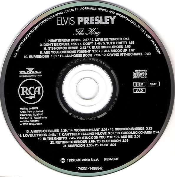 ELVIS PRESLEY - The King-  Fantastic Essential RARE Collection CD