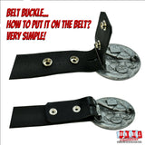 Leather PREMIUM BELT "SNAP ON" Limited Edition - 20th ANNIVERSARY EDITION!