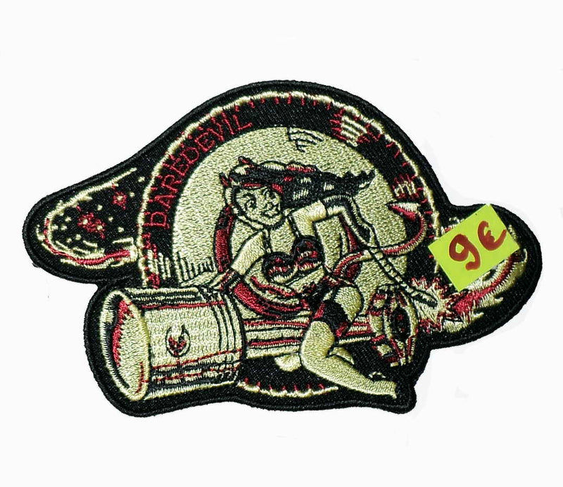 DAREDEVIL PIN UP PISTON GIRL 11 x 7cm PATCH!