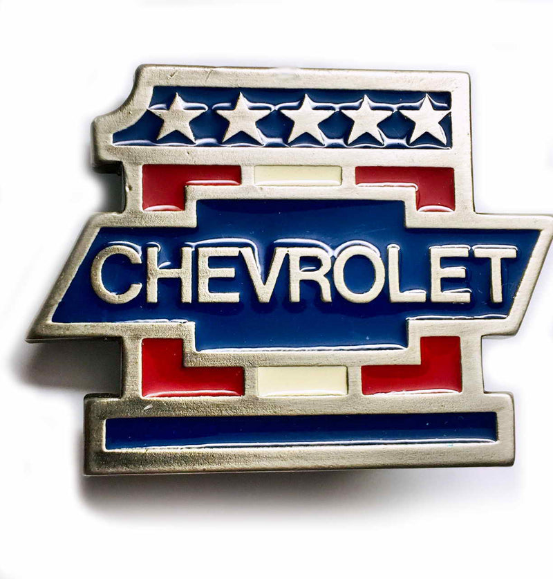 CHEVROLET CHEVY Belt BUCKLE "No.1" Special Edition VINTAGE!!!