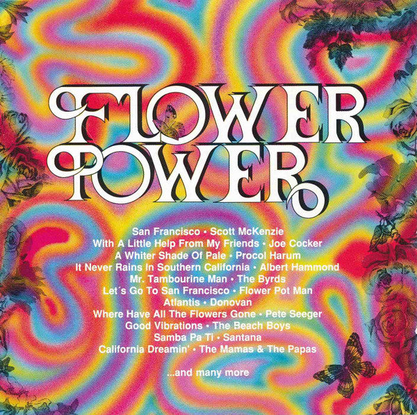 Various - FLOWER POWER - 33 ORIGINAL HITS FROM THE HIPPIE 60s ERA  2CD!