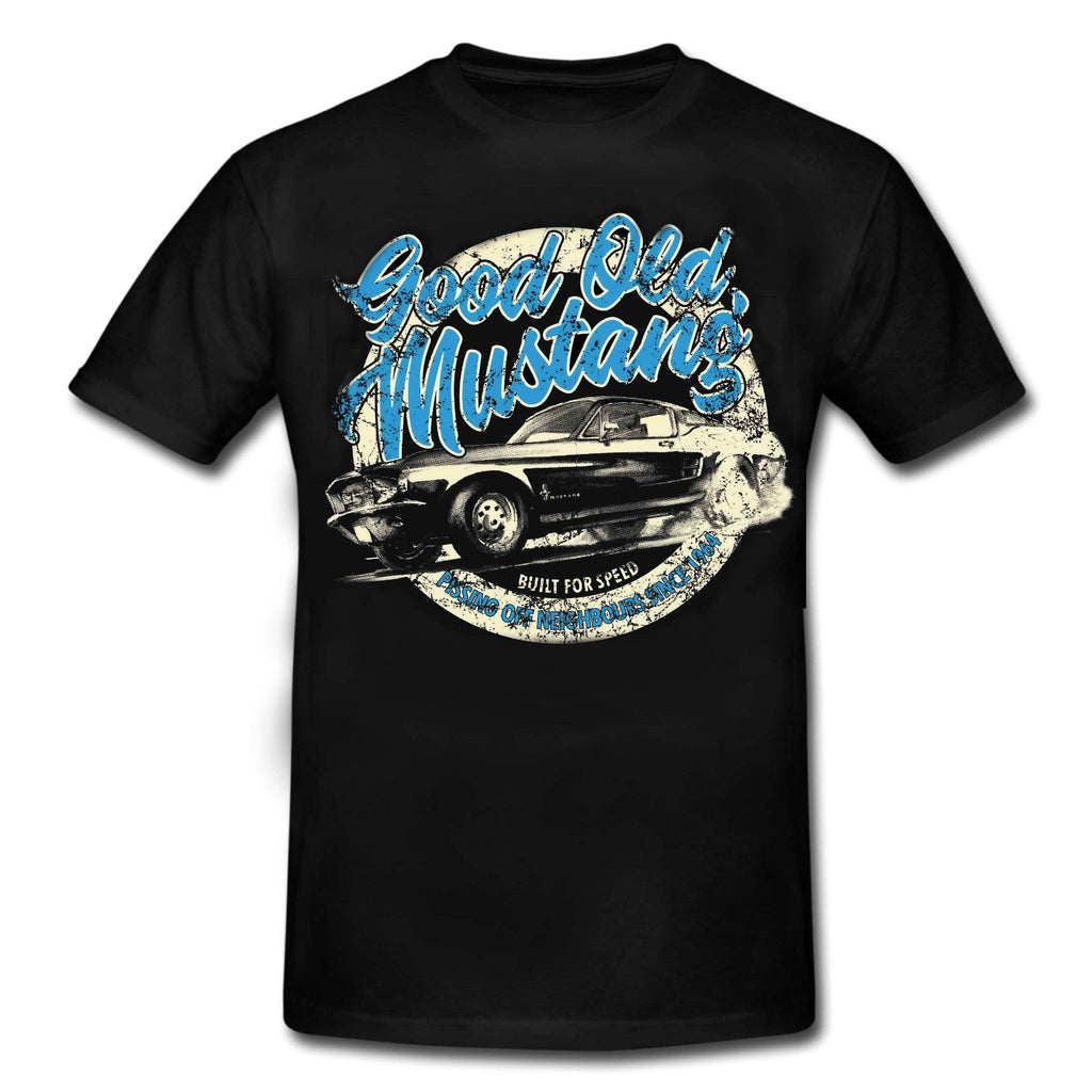 GOOD OLD MUSTANG - BUILT FOR SPEED  Muscle Car Special Edition T-Shirt Black