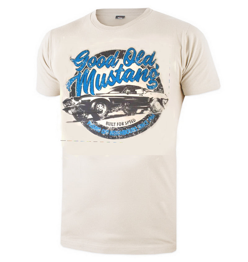 GOOD OLD MUSTANG - BUILT FOR SPEED  Muscle Car Special Edition T-Shirt Vintage White