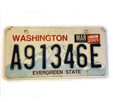 LICENCE PLATE - WASHINGTON (Official USA CARS)