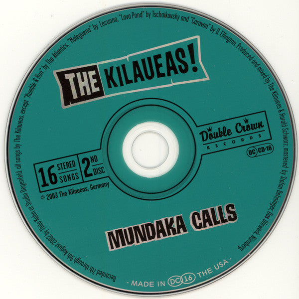 KILAUEAS! (THE ) - MUNDAKA CALLS Rare Surf CD