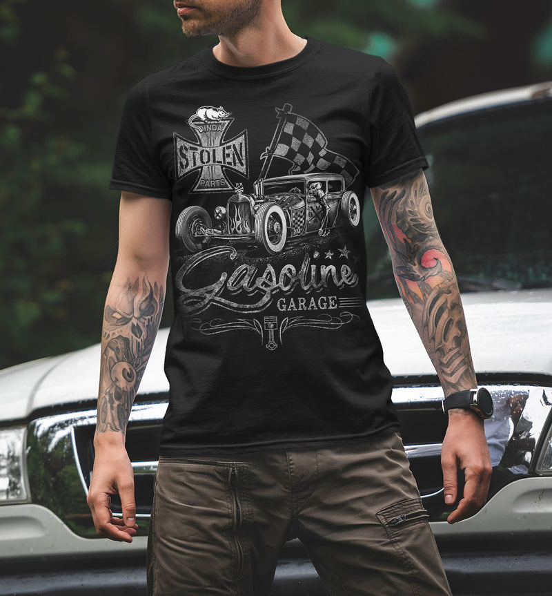 GASOLINE GARAGE - STOLEN Rat Rod Monster Special Edition MENS T-Shirt