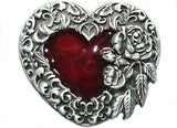 HEART & SOUL SUPER 3D Belt BUCKLE Vintage Look