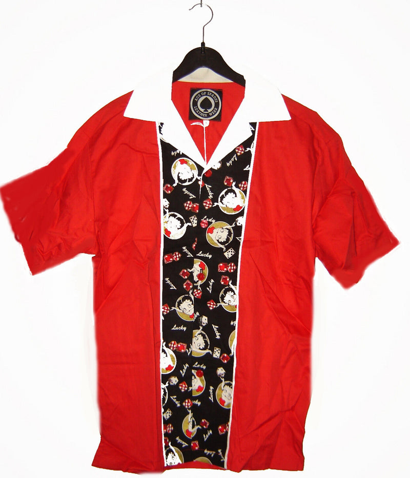 ROCKABILLY SHIRT: BETTY BOOP & DICES Mega rare Discontinued Collectible
