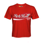 ROCK N ROLL - "Can't Beat The Feeling" Rockabilly T-Shirt Red KIDS