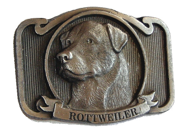 ROTTWEILER DOG Belt BUCKLE Speacial Rare Official Release!