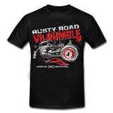 V8 RUMBLE - Rusty Road - Rockabilly RAT ROD CAR Limited Edition T-Shirt Men