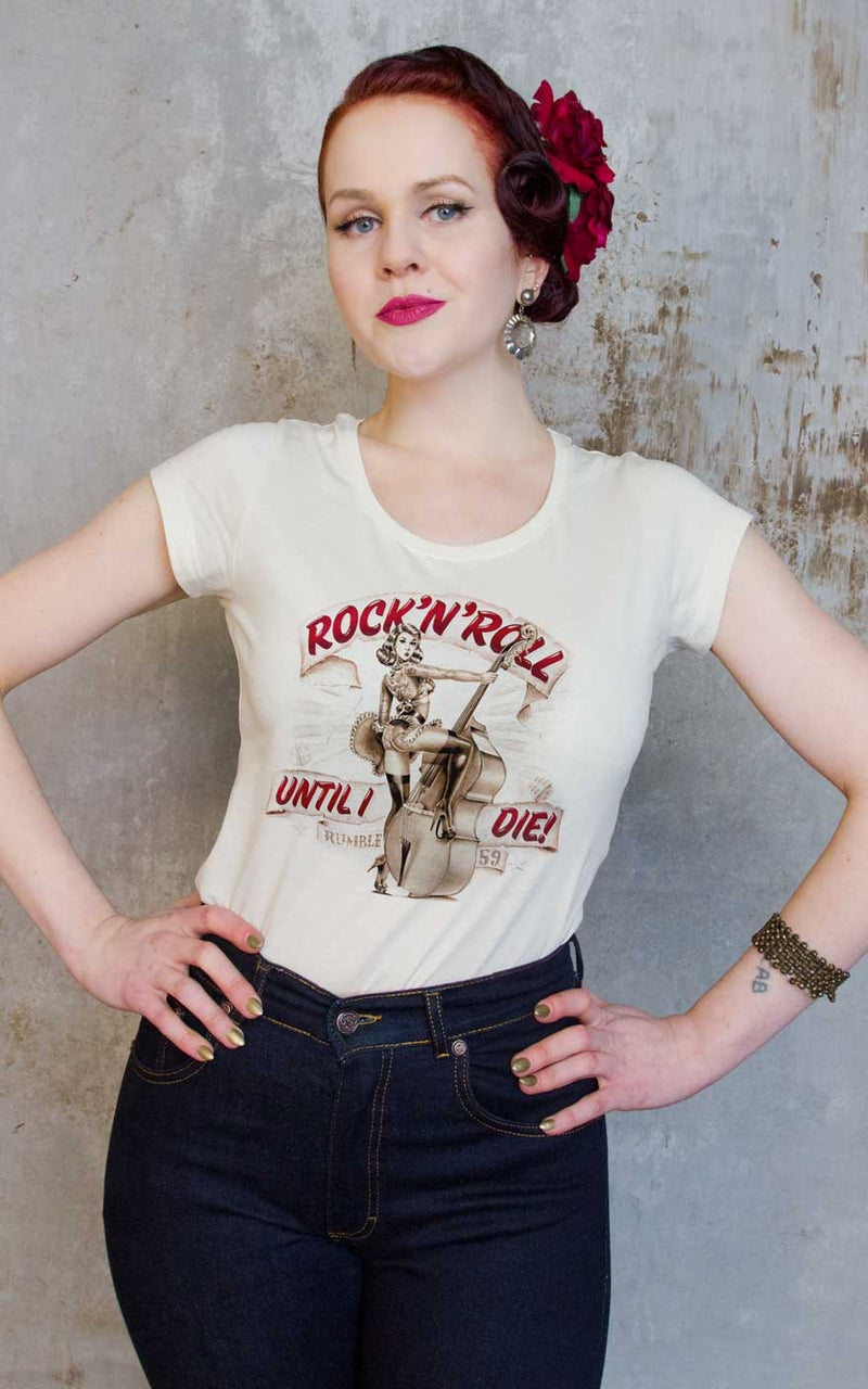 Rockabilly t shirts women's online