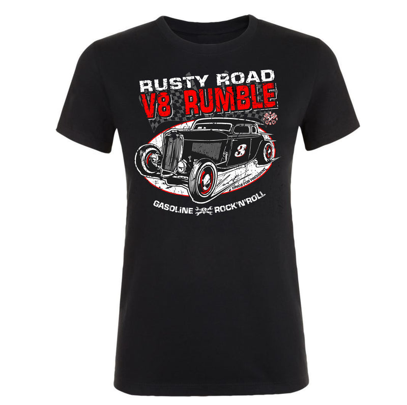 V8 RUMBLE 3 - Rusty Road - Rockabilly RAT ROD CAR Limited Edition Ladies