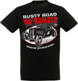 V8 RUMBLE 3 - Rusty Road - Rockabilly RAT ROD CAR Limited Edition T-Shirt Men