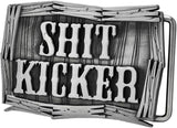 SHIT KICKER - REBEL 18+ FUNNY  Belt BUCKLE