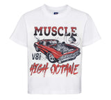 MUSCLE V8 POWER - HIGH OCTANE  T-Shirt SPECIAL KIDS  White