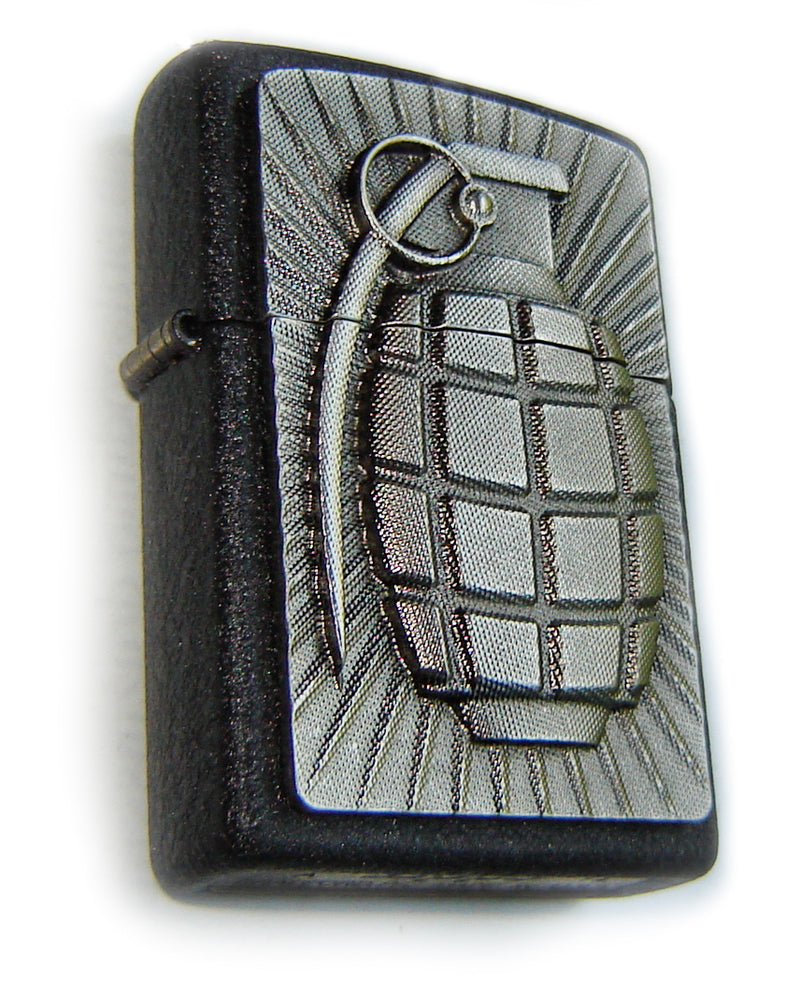 Zippo OLD BOMB GRENADE WWII  Super 3D Massive Plate SPECIAL Discontinued