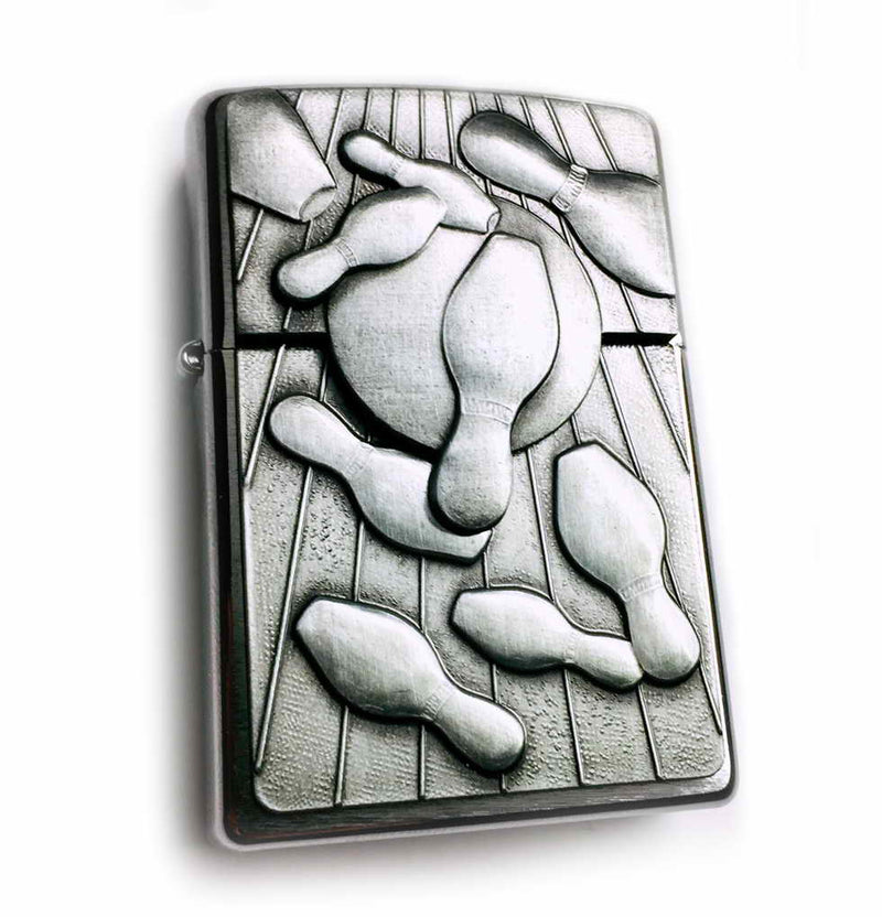 Zippo BOWLING STRIKE "TRICK-SURPRISE" Super 3D Massive Plate SPECIAL