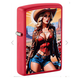 Zippo PIN UP - COWGIRL COUNTRY WESTERN Special Rockabilly Edition RARE!