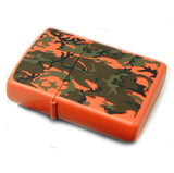 Zippo ORANGE CAMO Military Discontinued release Very Rare Collectible