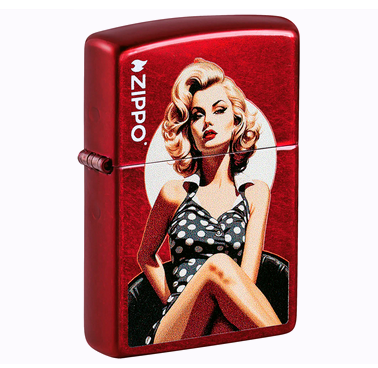 Zippo PIN UP - POLKA DOTS DRESS Special Rockabilly Edition RARE!