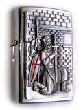 Zippo TEMPLARS CRUSADERS ON KNEES Masive Plate SPECIAL VI