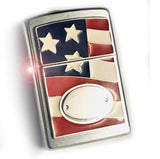 Zippo AMERICAN USA STARS & STRIPES DOG TAG Military Edition
