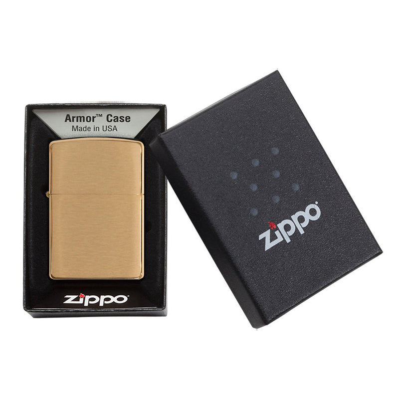 Zippo CLASSIC ARMOR- BRUSHED BRASS