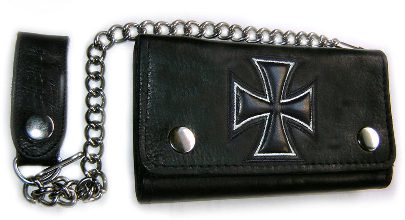 Leather WALLET MALTESE CROSS Special 5 Compartments