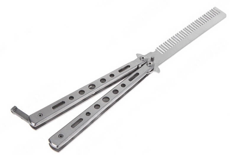 BUTTERFLY COMB Rockabilly Greaser Special Silver (Kids fun)