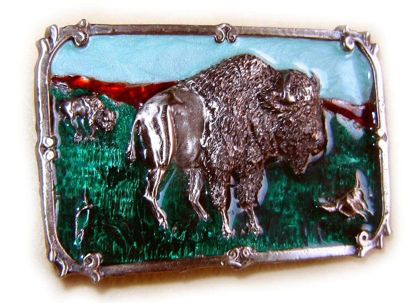 WESTERN SERIES: BUFFALO Belt Buckle SUPER SALE !